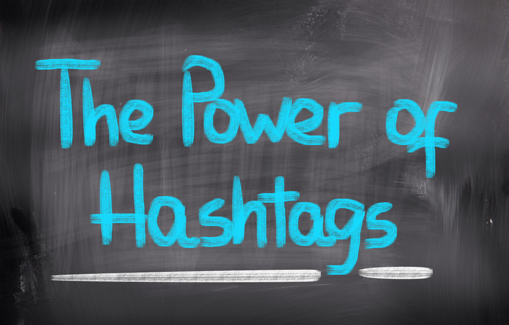 The Power Of Hashtags Concept